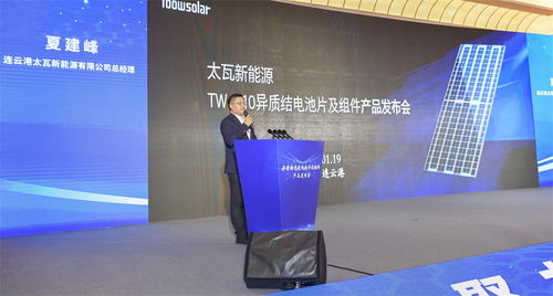 異質結光伏電池及組件技術賦能，連云港新能源產業投資推介會成功召開